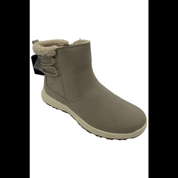 Khombu Water Repellent Ankle Boots Sarah Taupe - Medium - Picture 1 of 3